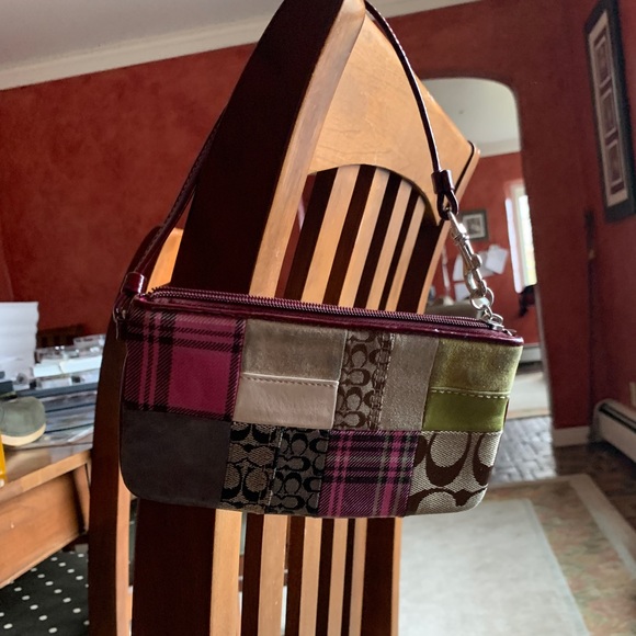 Coach Holiday Patchwork Tote and Wristlet - Picture 2 of 10